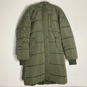 NEW Womens Vans Pullman Puffer Green Jacket MTE